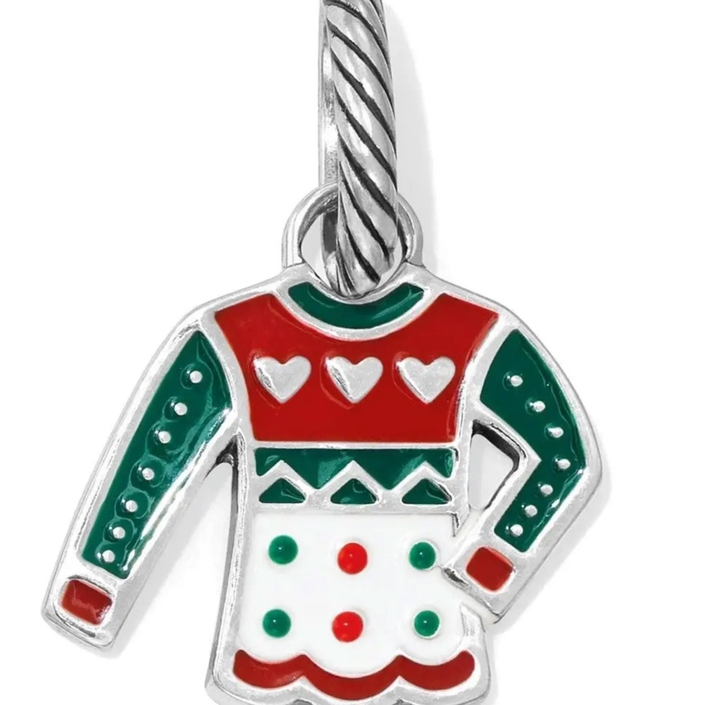 Brighton Christmas sweater charm